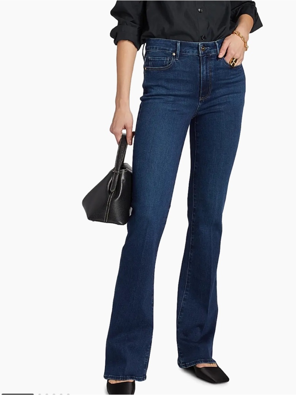 Paige Manhattan Bootcut Flared Jeans, Size 29